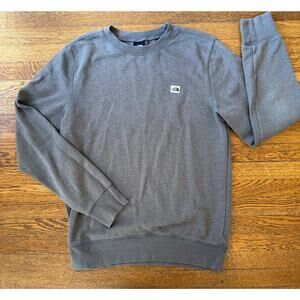 North Face Men's Gray Sweatshirt Size Medium